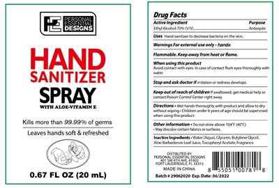 1 (50049 123 20ml  Hand Sanitizer Spray)